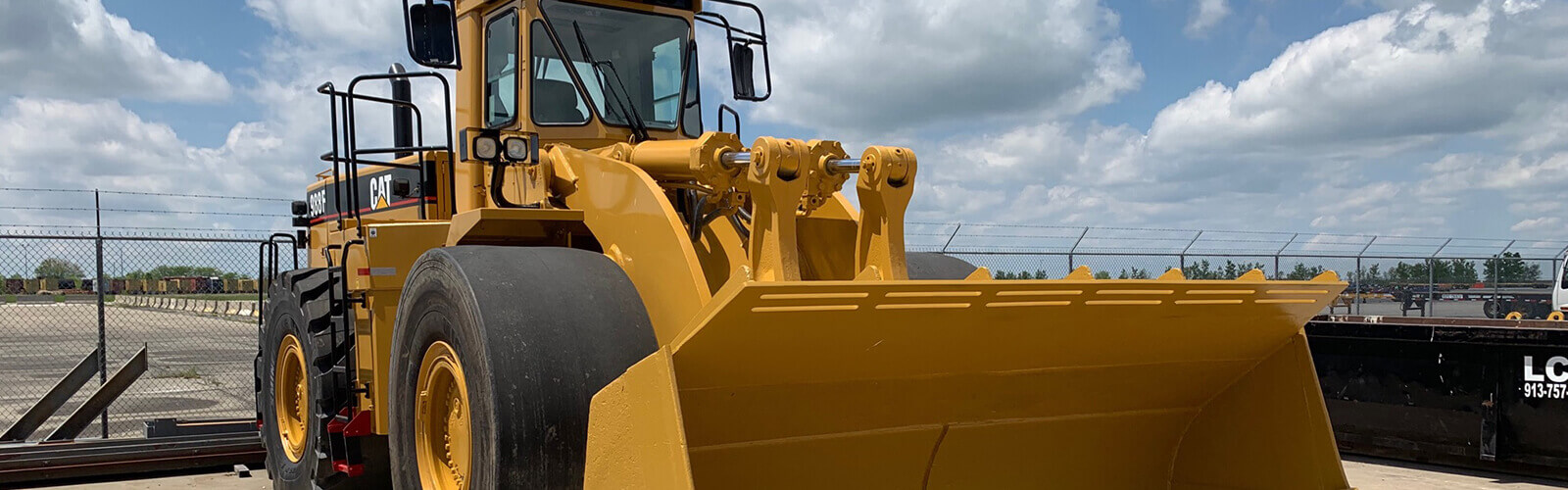 CAT 988F closeup